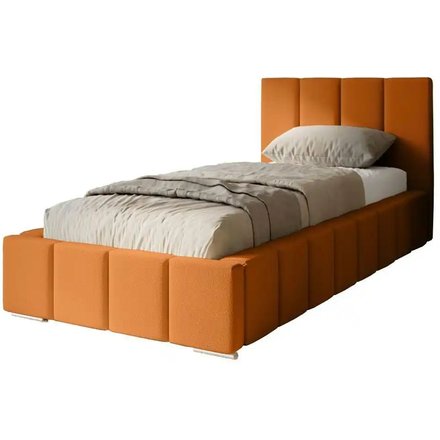 Polsterbett mit Stauraum Margate, orange