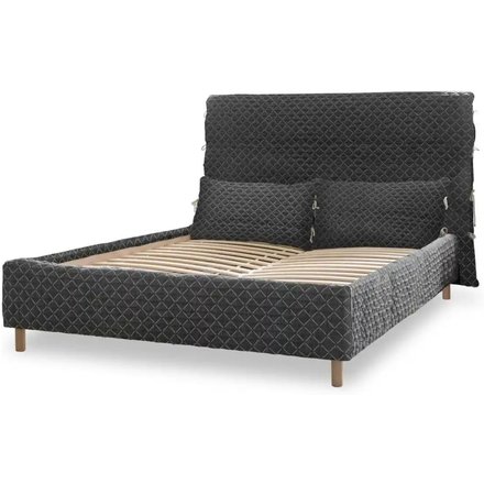 Miuform Polsterbett gemustert Sleepy Luna, grau
