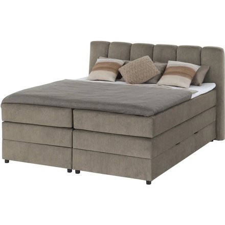 Boxspringbett mit Bettkasten Claire, braun