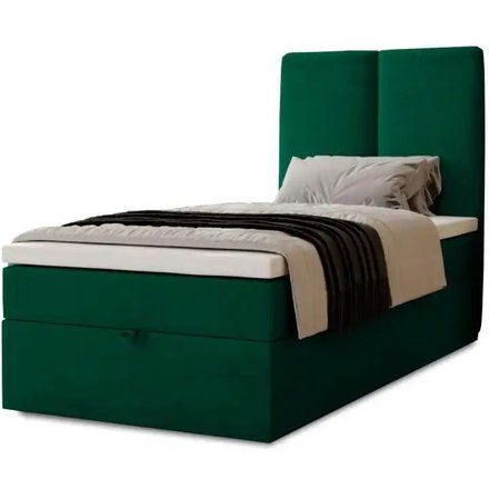 Boxbett mit Stauraum Macclesfield, grün