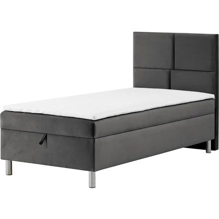 Boxbett mit Bettkasten Adria, grau