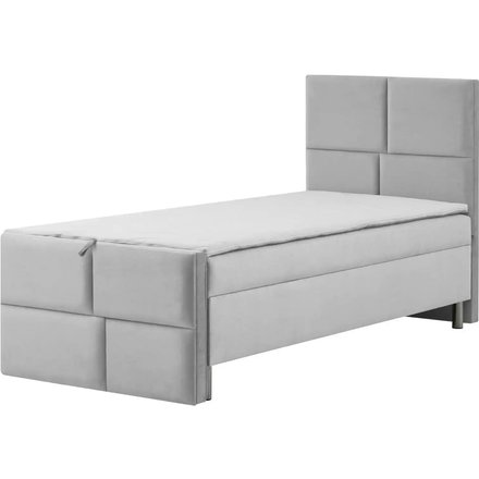 Boxbett mit Bettkasten Adria, grau