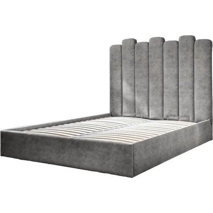 Miuform Polsterbett mit Bettkasten Dreamy Aurora, grau