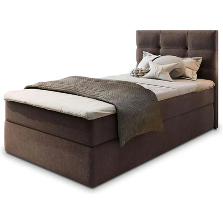 MASSENO Boxbett mit Bettkasten Glos, braun