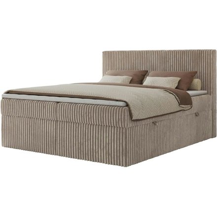 Boxbett mit Bettkasten Tiliano, braun