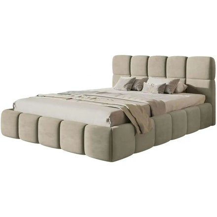 Selsey Polsterbett mit Lattenrost Cloudy, beige