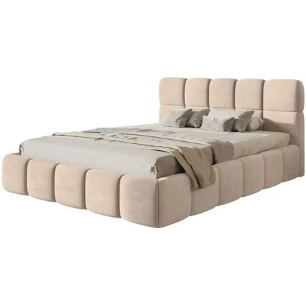 Selsey Polsterbett mit Lattenrost Cloudy, beige