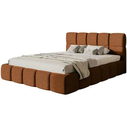 Selsey Polsterbett mit Bettkasten Cloudy, gelb