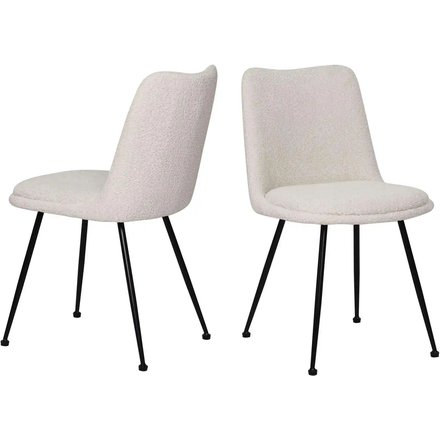 Stuhl 2er-Set, weiß