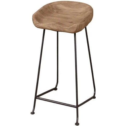 Barhocker, holzfarben