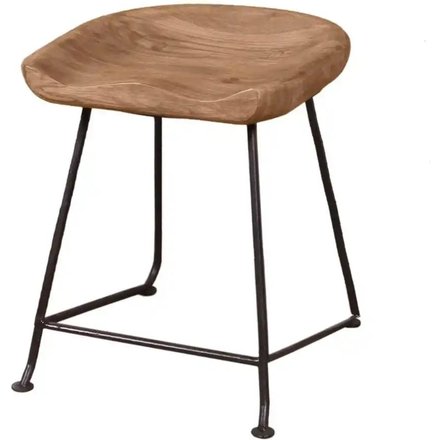 Hocker, holzfarben