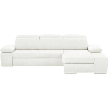 switch Ecksofa aus Mikrofaser Avilla, weiß