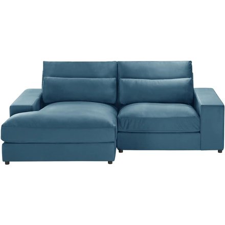 Ecksofa Branna, blau