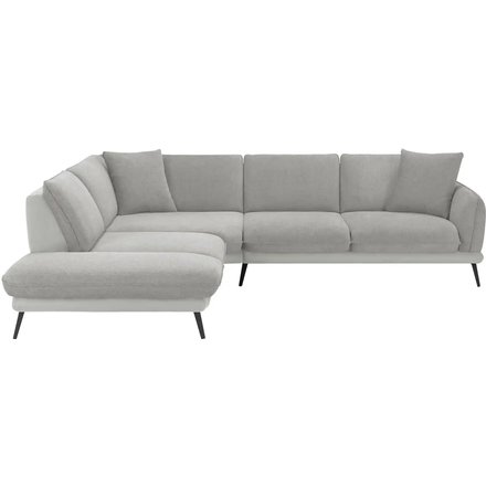 medium Ecksofa Romance, grau