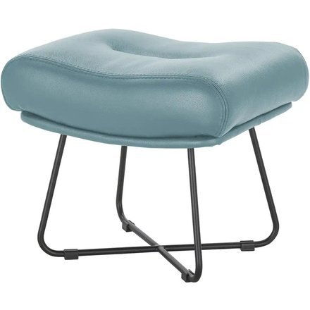 Ravensberger Werkstätten Hocker Leder RW Wing, blau