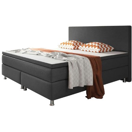 Boxspringbett Berlin, grau