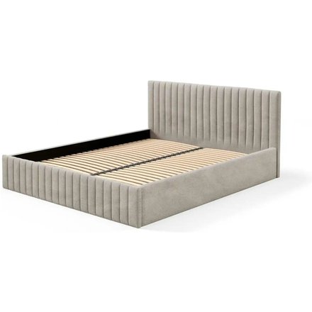 Polsterbett mit Bettkasten Sona, beige