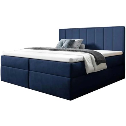 Boxbett mit Bettkasten Havana, blau