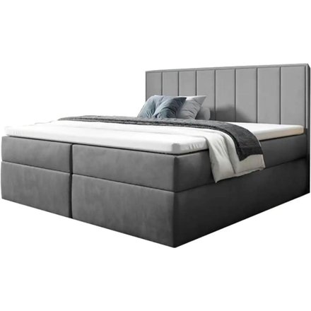 Boxbett mit Bettkasten Havana, grau