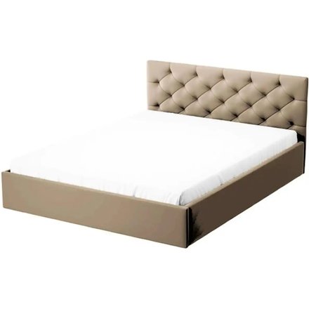 Polsterbett mit Bettkasten Sara, beige