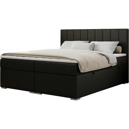 Boxbett mit Bettkasten Ally, schwarz