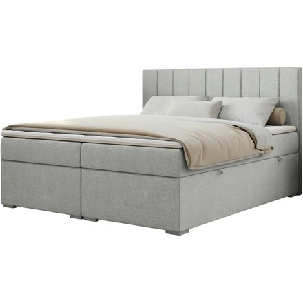 Boxbett mit Bettkasten Ally, grau