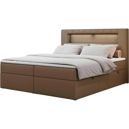Boxbett mit Bettkasten Gold 5, braun