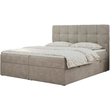 Boxbett mit Bettkasten Erni, beige
