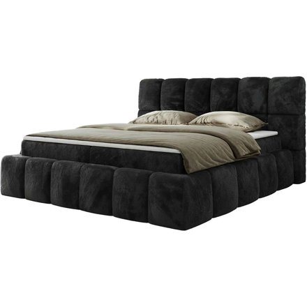 Boxbett mit Bettkasten Nira, grau