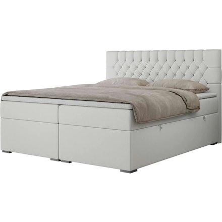 Boxbett mit Bettkasten Pera, weiß