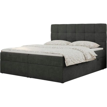 Boxbett mit Bettkasten Erni, grau