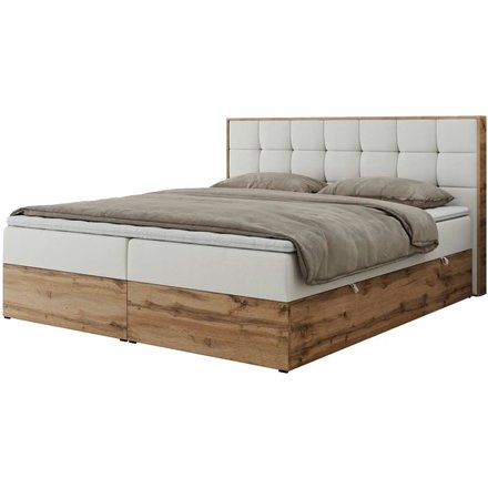 Boxbett mit Bettkasten Albero 1, weiß