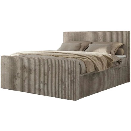Boxbett mit Bettkasten Tiliano Duo, braun