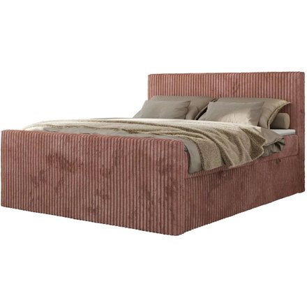 Boxbett mit Bettkasten Tiliano Duo, rosa/pink