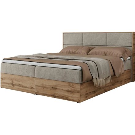 Boxbett mit Bettkasten Albero 2, beige