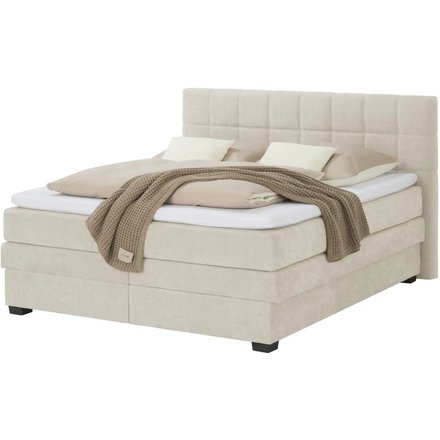 vanDoorn Boxspringbett mit Bettkasten Canto, creme