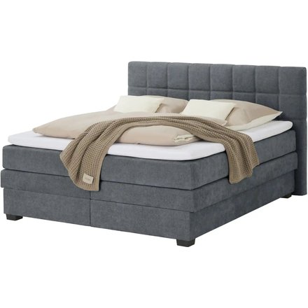 vanDoorn Boxspringbett mit Bettkasten Canto, grau