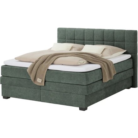 vanDoorn Boxspringbett mit Bettkasten Canto, grün