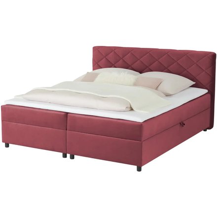 Boxbett mit Bettkasten Vegas II, rot