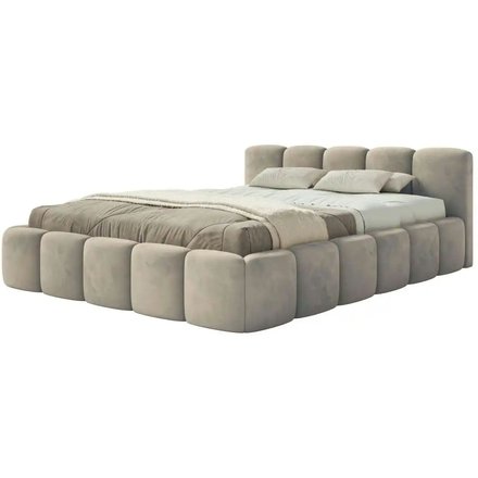 Selsey Polsterbett mit Bettkasten Cloudy Low, beige