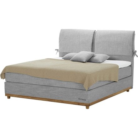 SKAGEN STUDIO Boxspringbett Sild, grau