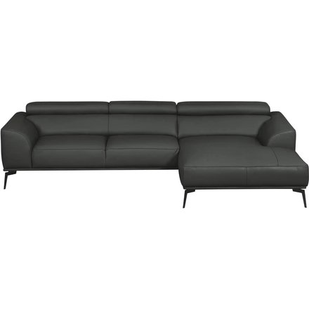 Ravensberger Werkstätten Ecksofa Atlanta, schwarz