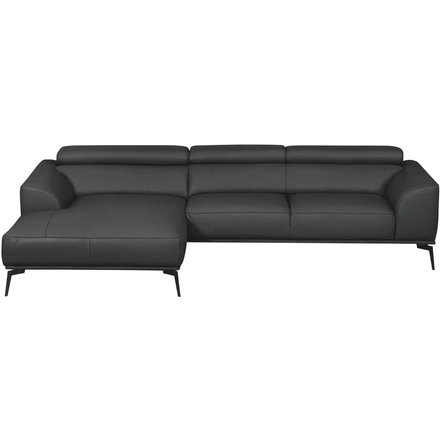 Ravensberger Werkstätten Ecksofa Atlanta, schwarz
