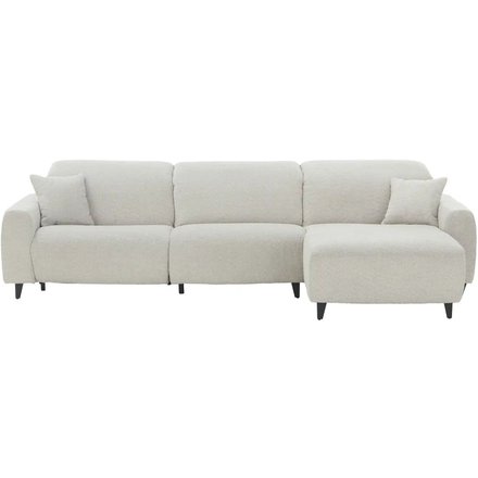 uno Ecksofa mit Kopfteilverstellung Viborg, grau