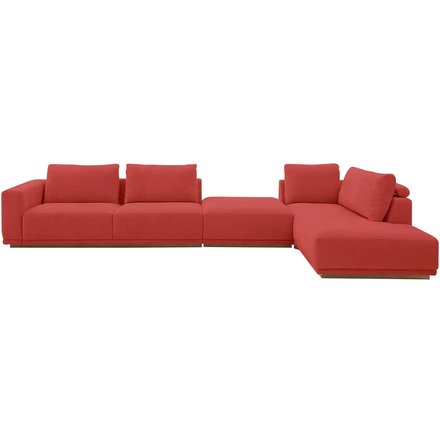 Musterring Ecksofa JustB! PM200, rot