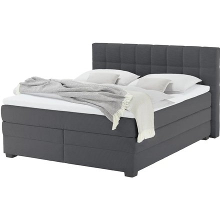 vanDoorn Boxspringbett mit Bettkasten Canto, grau