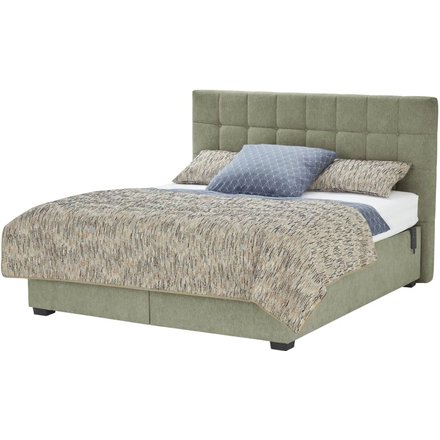 vanDoorn Motor-Boxspringbett mit Bettkasten Ohio, grün
