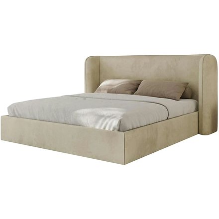 Polsterbett mit Lattenrost Emora Classic, beige