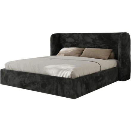 Polsterbett mit Lattenrost Emora Classic, grau