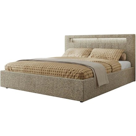 Polsterbett mit Bettkasten Gold 5 Classic, beige